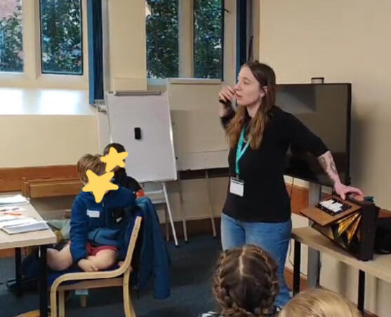 Storytelling to children